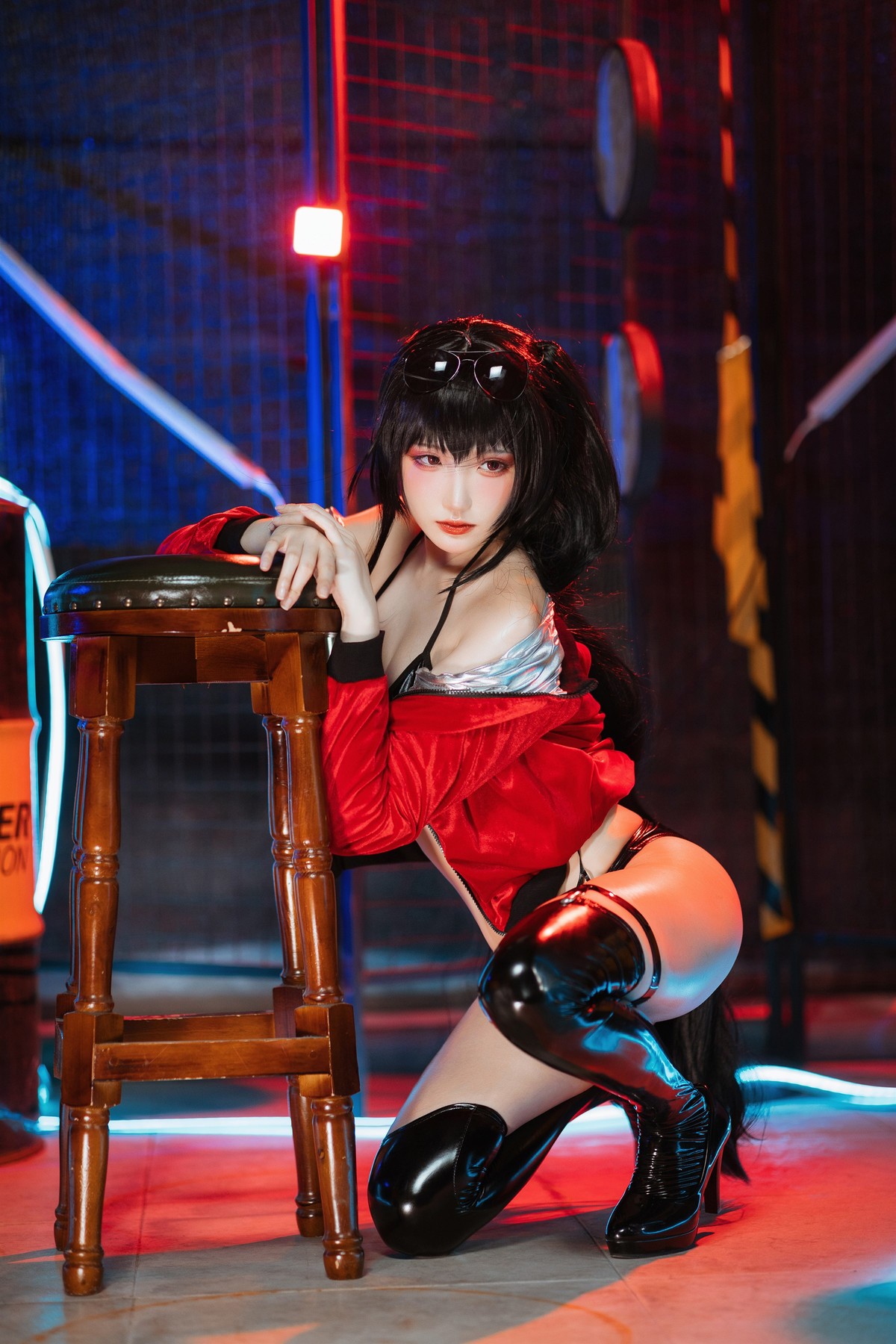 Cosplay 瓜希酱 碧蓝航线 大凤赛车