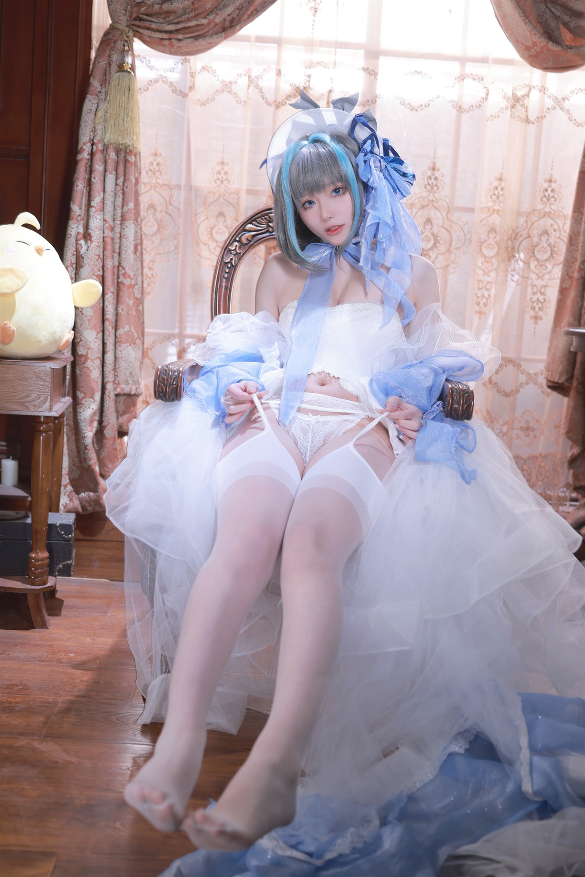 Cosplay 起司块 柴郡礼服