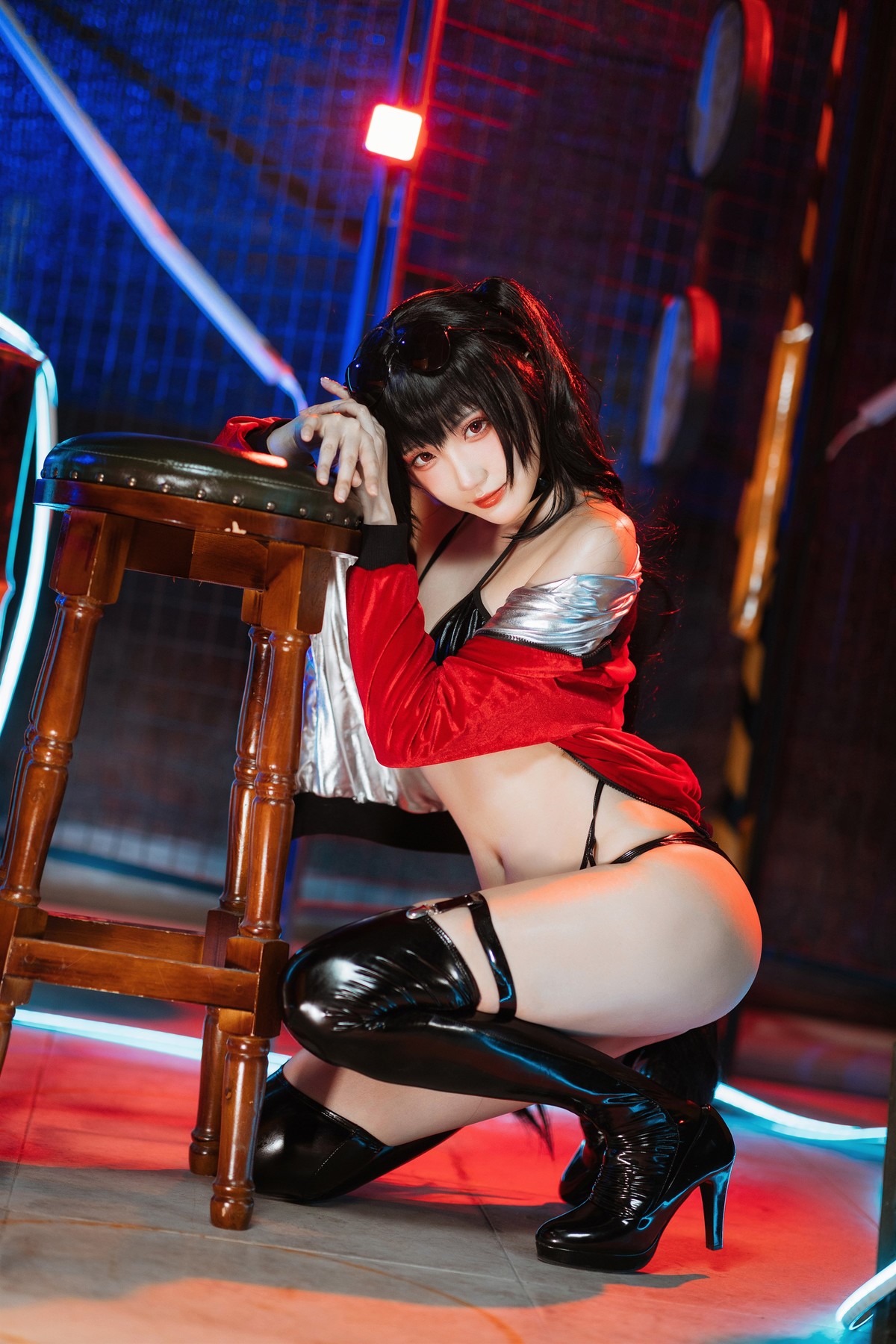 Cosplay 瓜希酱 碧蓝航线 大凤赛车