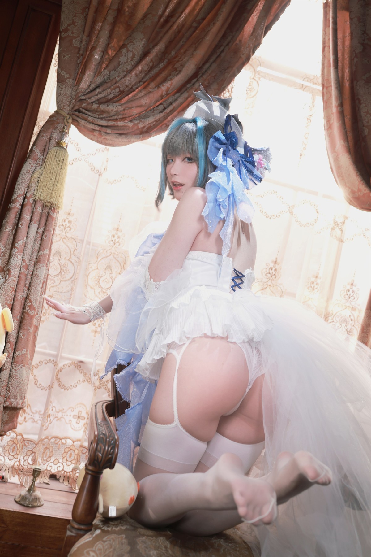 Cosplay 起司块 柴郡礼服