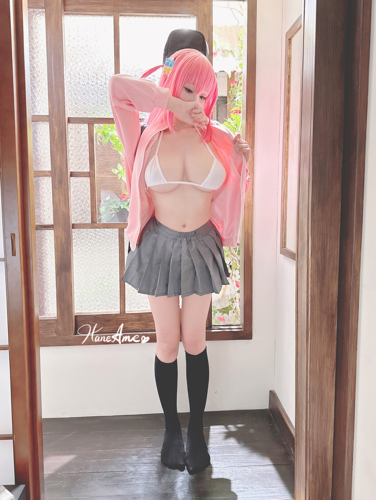 Cosplay 雨波HaneAme Bocchi 孤獨搖滾