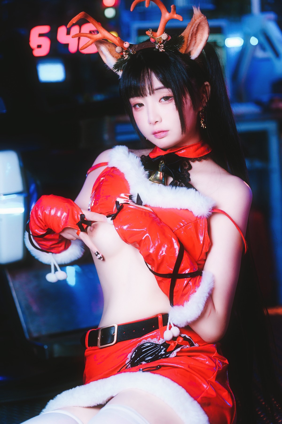 Cosplay 落落Raku Dear Deer ☆