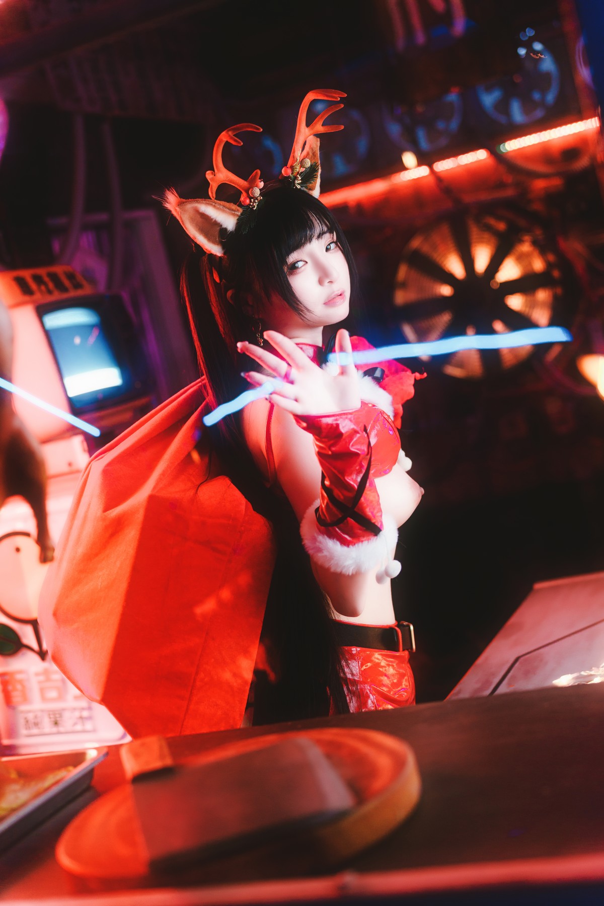Cosplay 落落Raku Dear Deer ☆