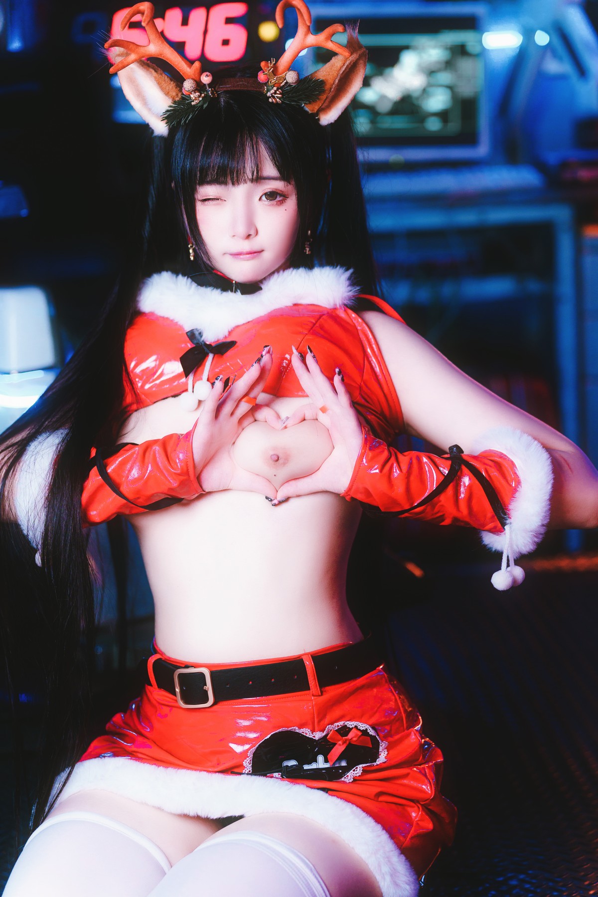 Cosplay 落落Raku Dear Deer ☆