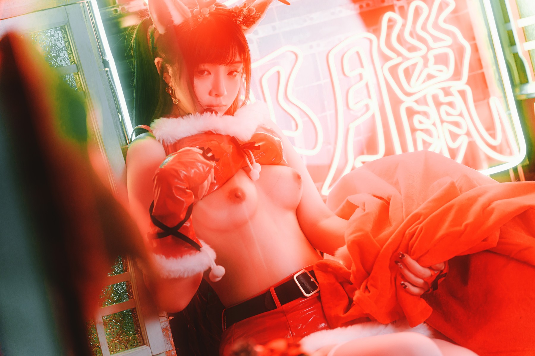 Cosplay 落落Raku Dear Deer ☆