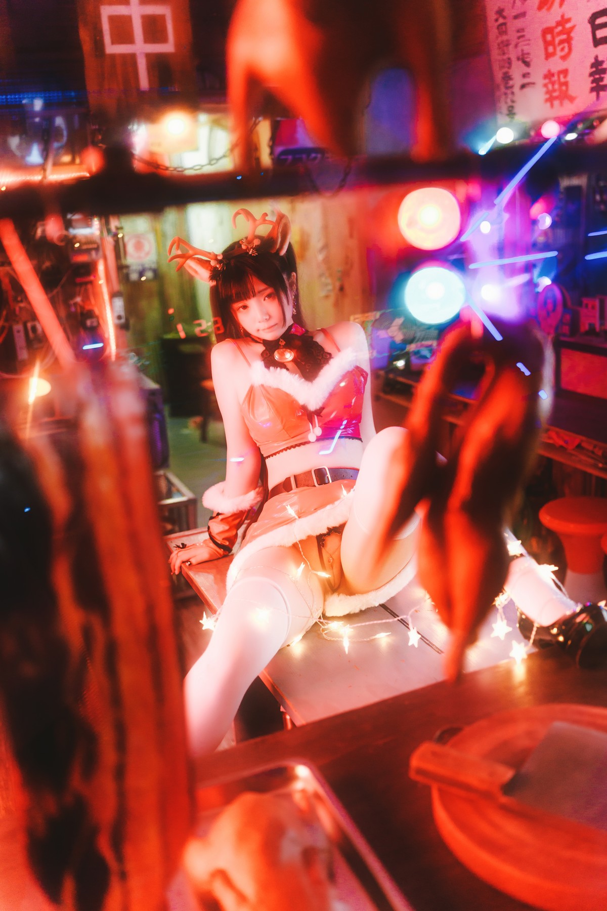 Cosplay 落落Raku Dear Deer ☆