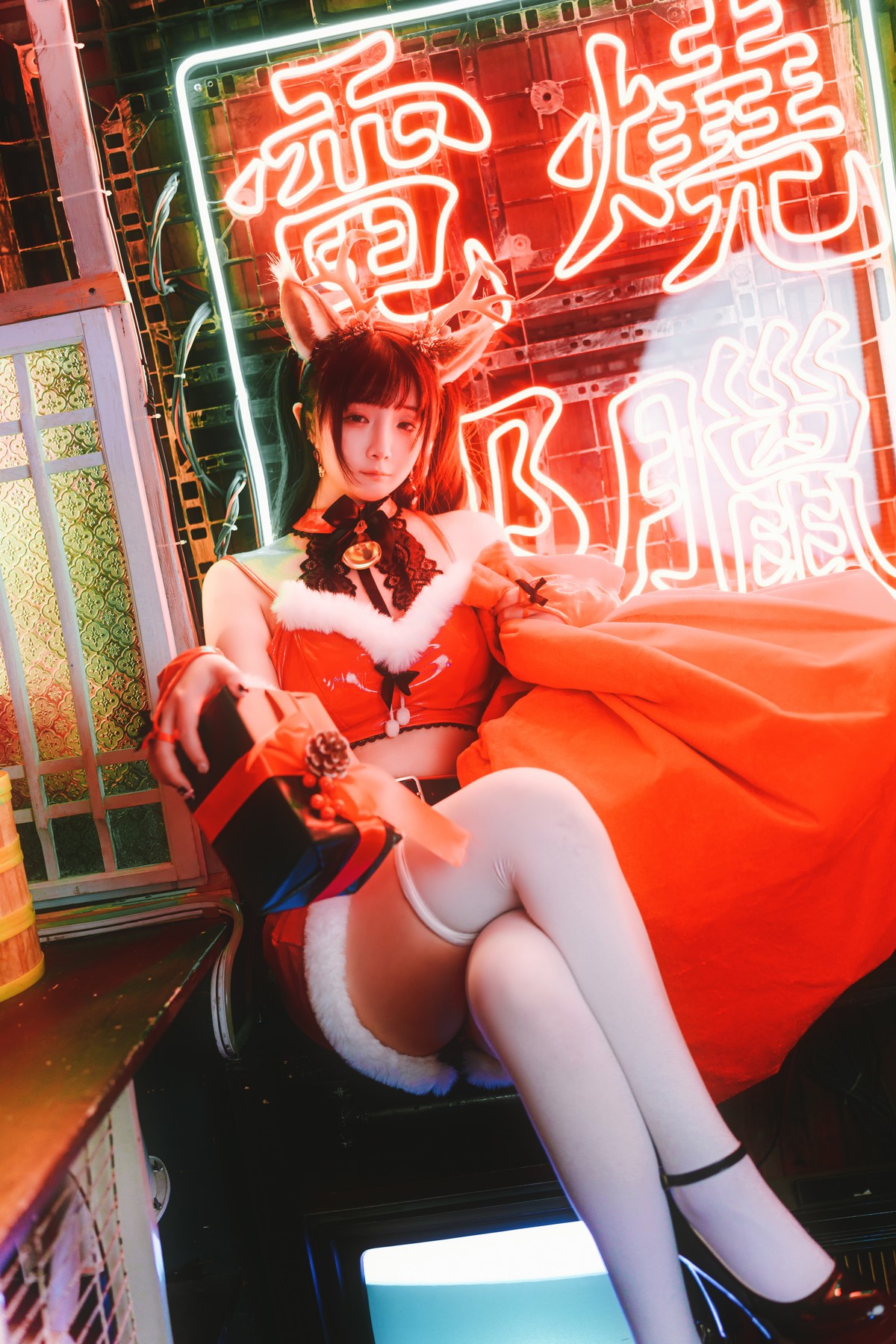 Cosplay 落落Raku Dear Deer ☆