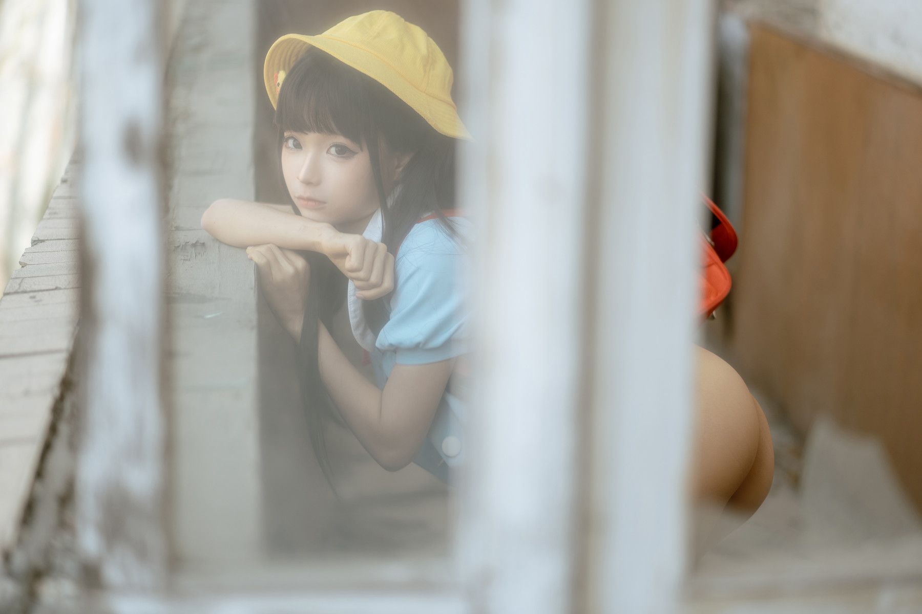 Cosplay 蠢沫沫 Chunmomo 小黄帽 绅士版 Set.02