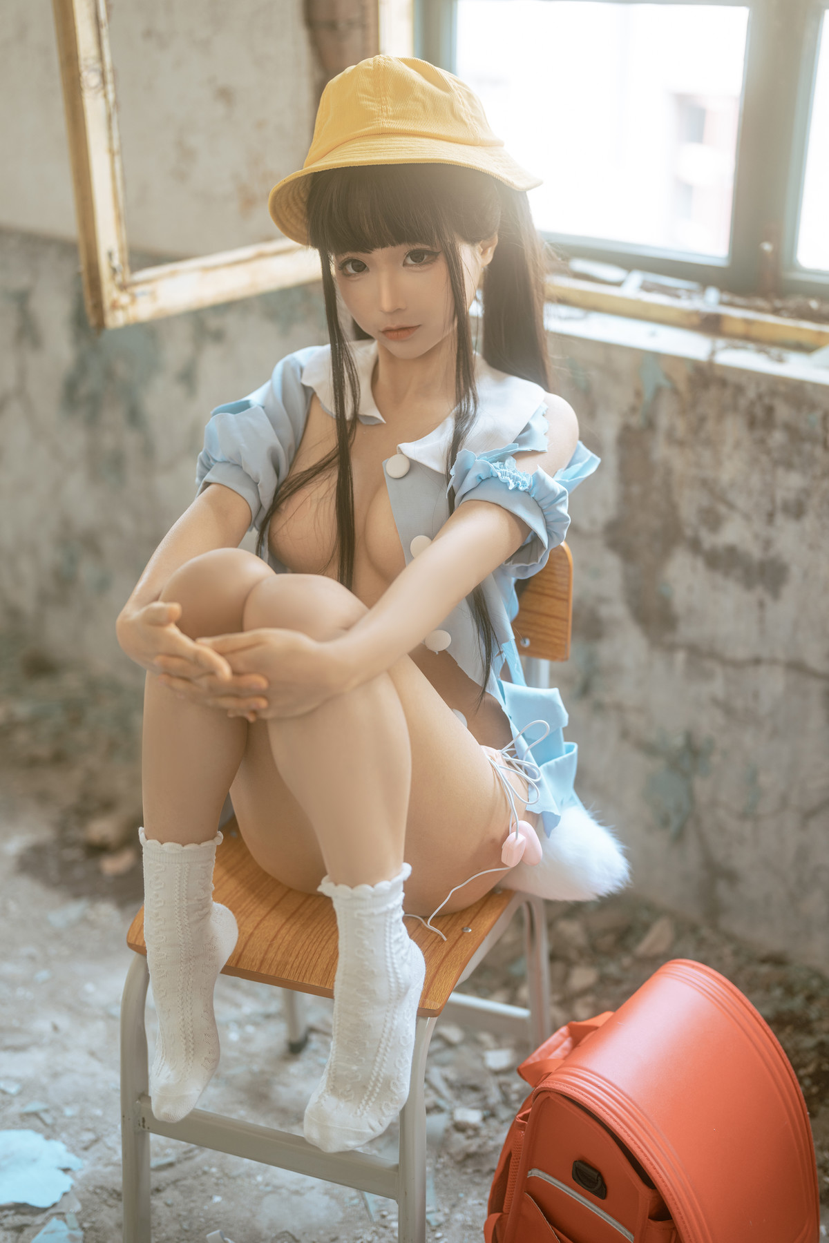 Cosplay 蠢沫沫 Chunmomo 小黄帽 绅士版 Set.02