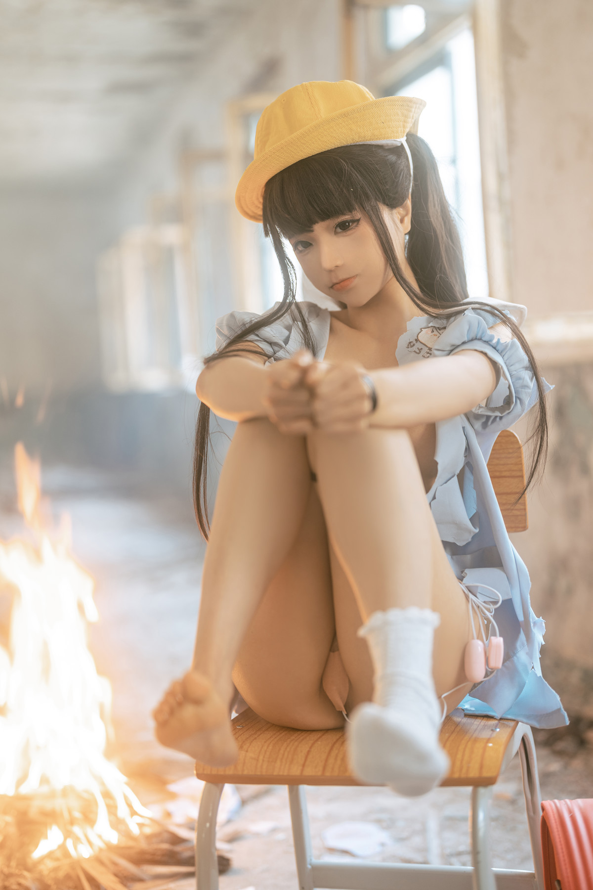 Cosplay 蠢沫沫 Chunmomo 小黄帽 绅士版 Set.02