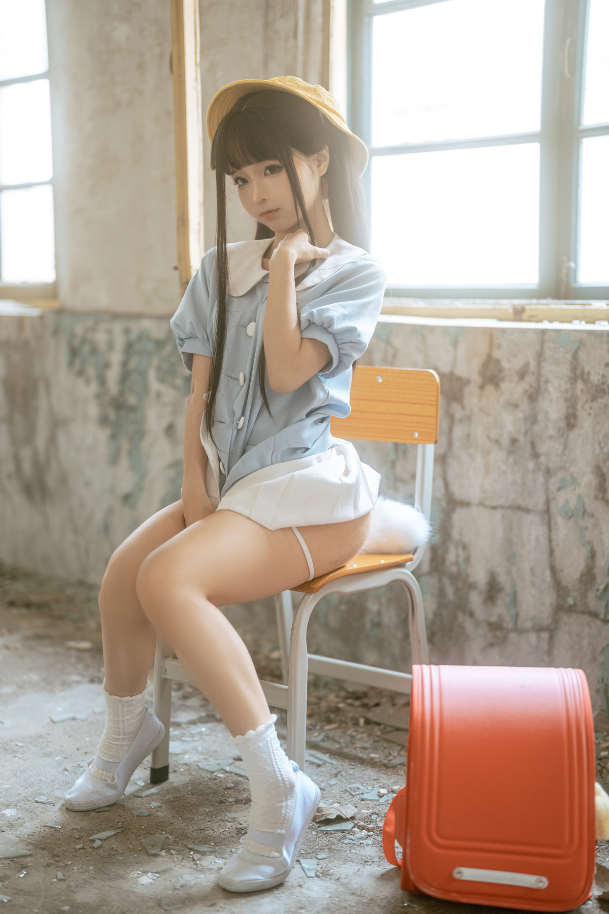 Cosplay 蠢沫沫 Chunmomo 小黄帽 绅士版 Set.02