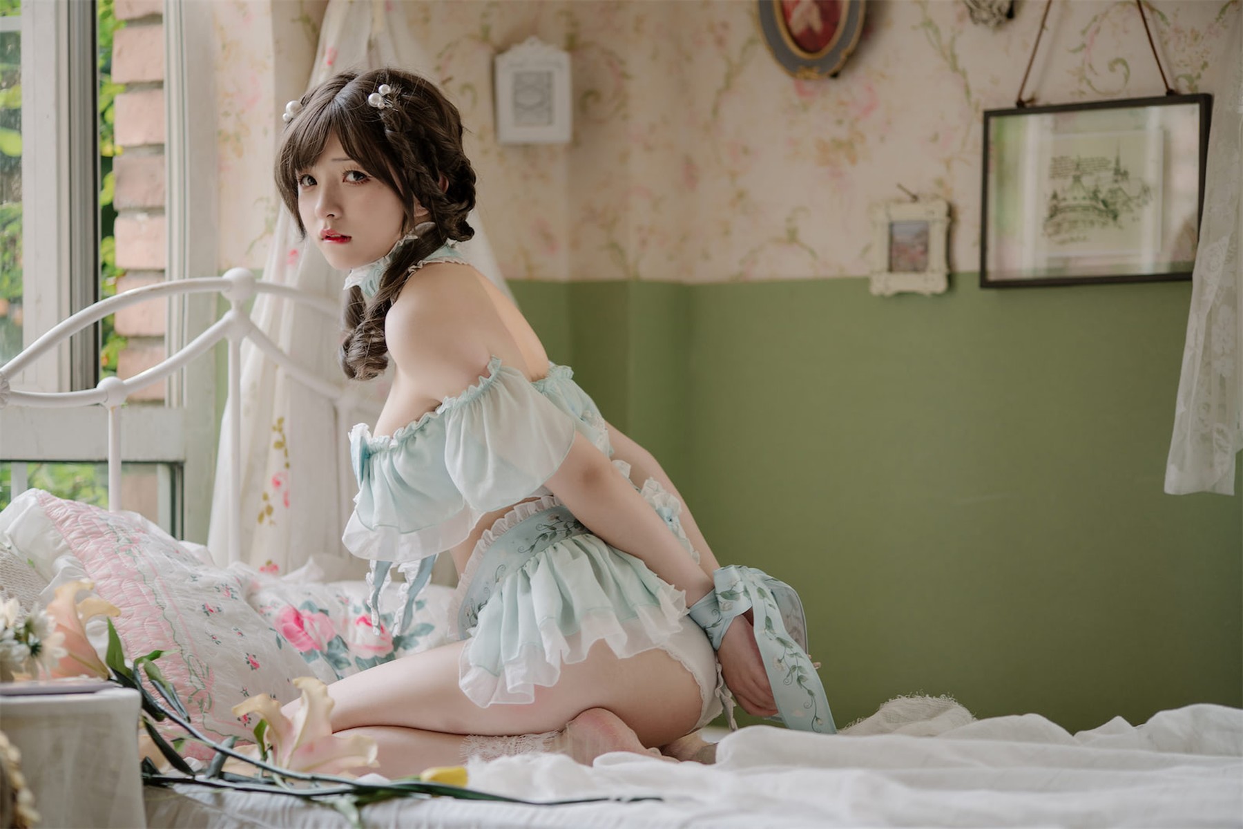 Cosplay 花玲 豌豆公主仆