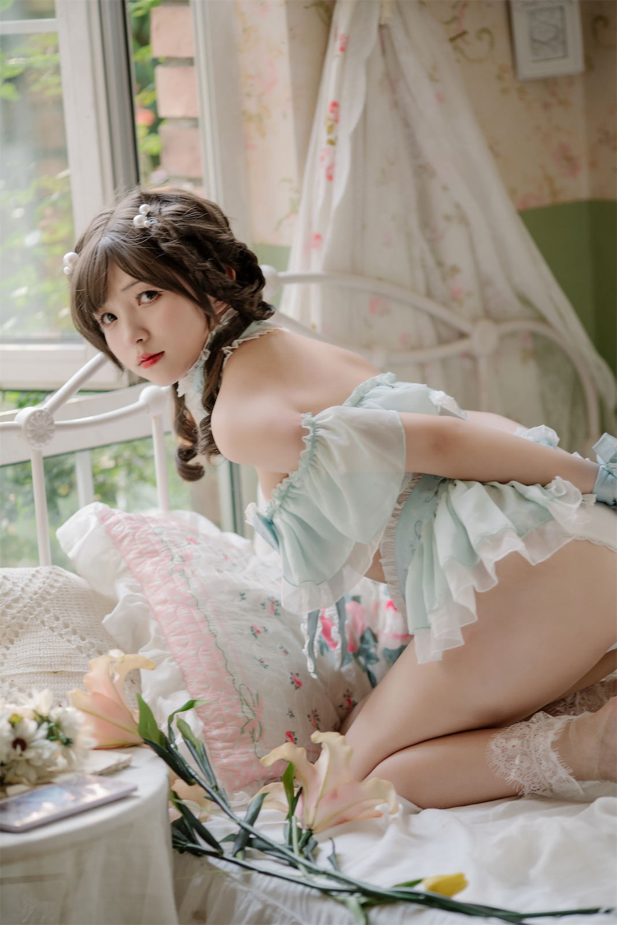 Cosplay 花玲 豌豆公主仆