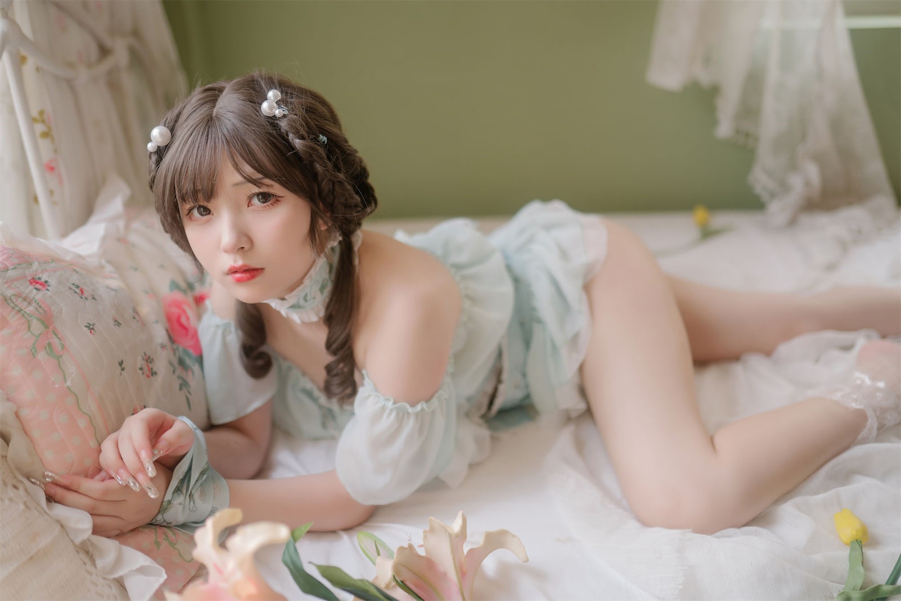 Cosplay 花玲 豌豆公主仆