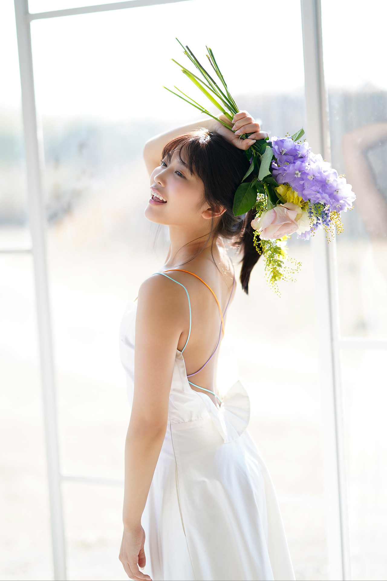 Reona Matsushita 松下玲緒菜, FLASHデジタル写真集　「素肌で、旅立ち」 Set.04