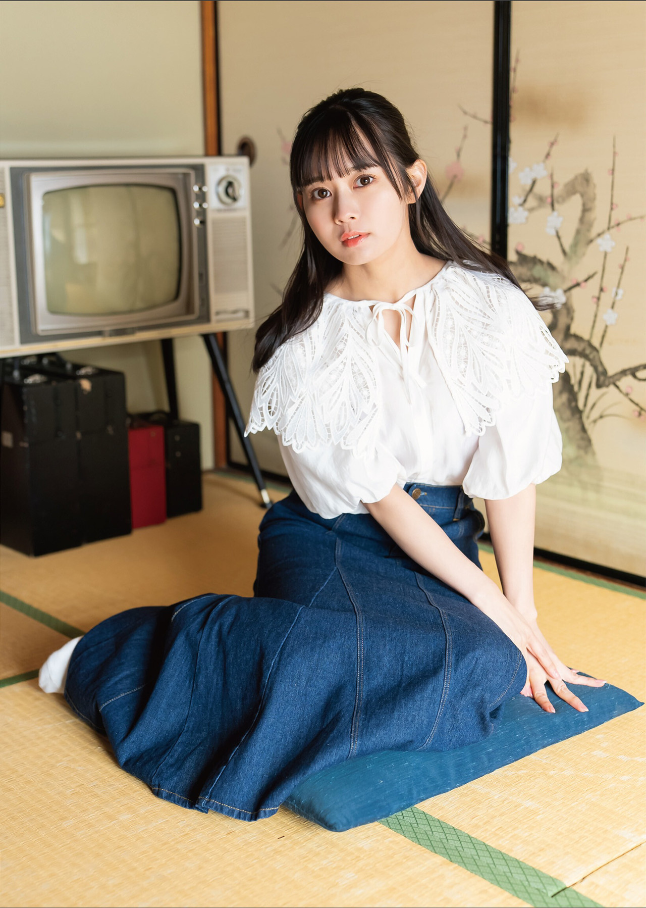 Saeko Kondo 近藤沙瑛子, EX大衆デジタル写真集 「すみれが咲いた。」 Set.01