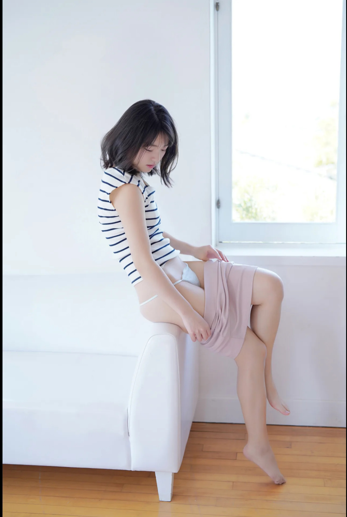 Tsubasa Hazuki 葉月つばさ, ＦＲＩＤＡＹデジタル写真集 「危ないベビーフェイス BLUE 完全版」 Set.02