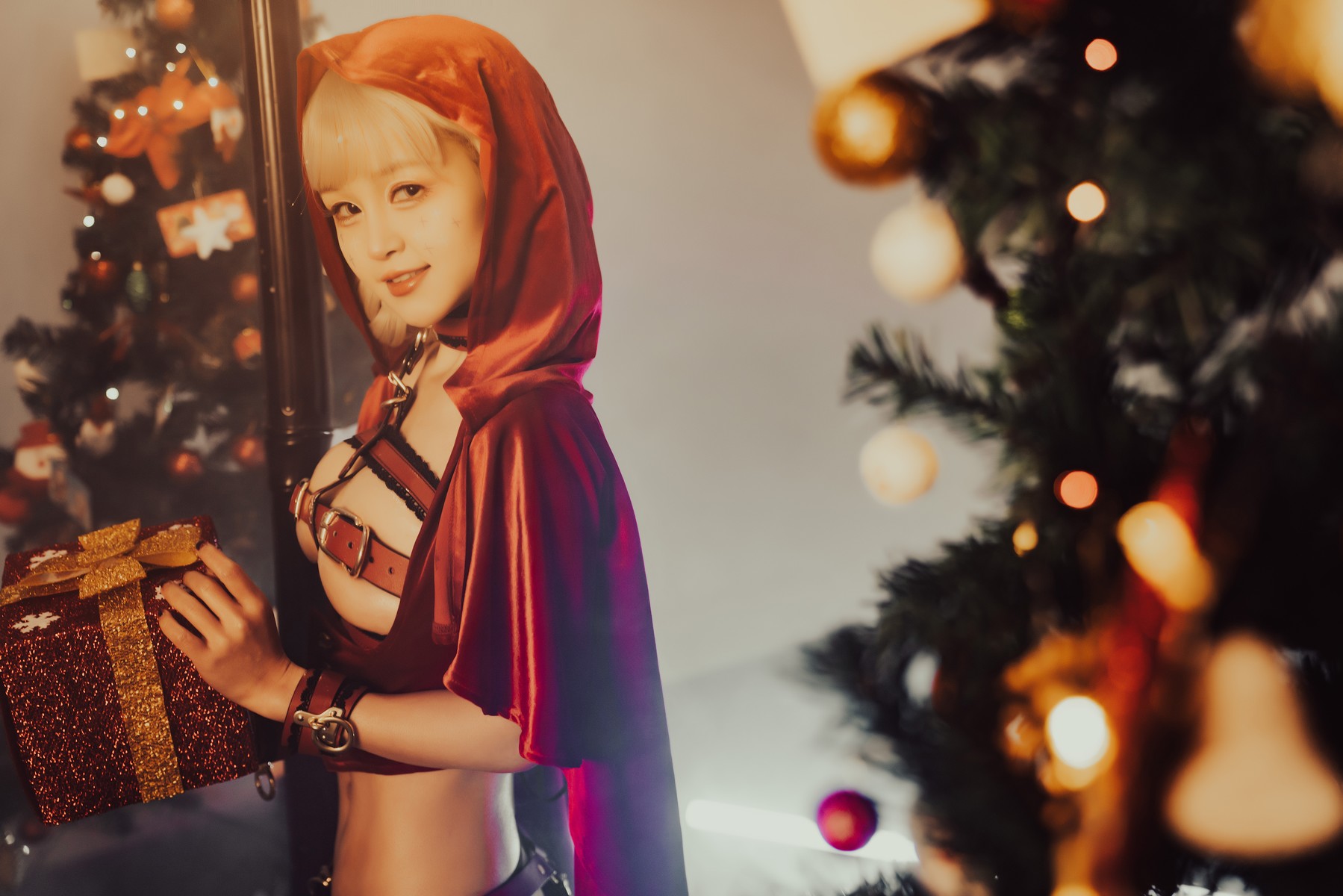 Cosplay 晕崽Zz 圣诞小红帽