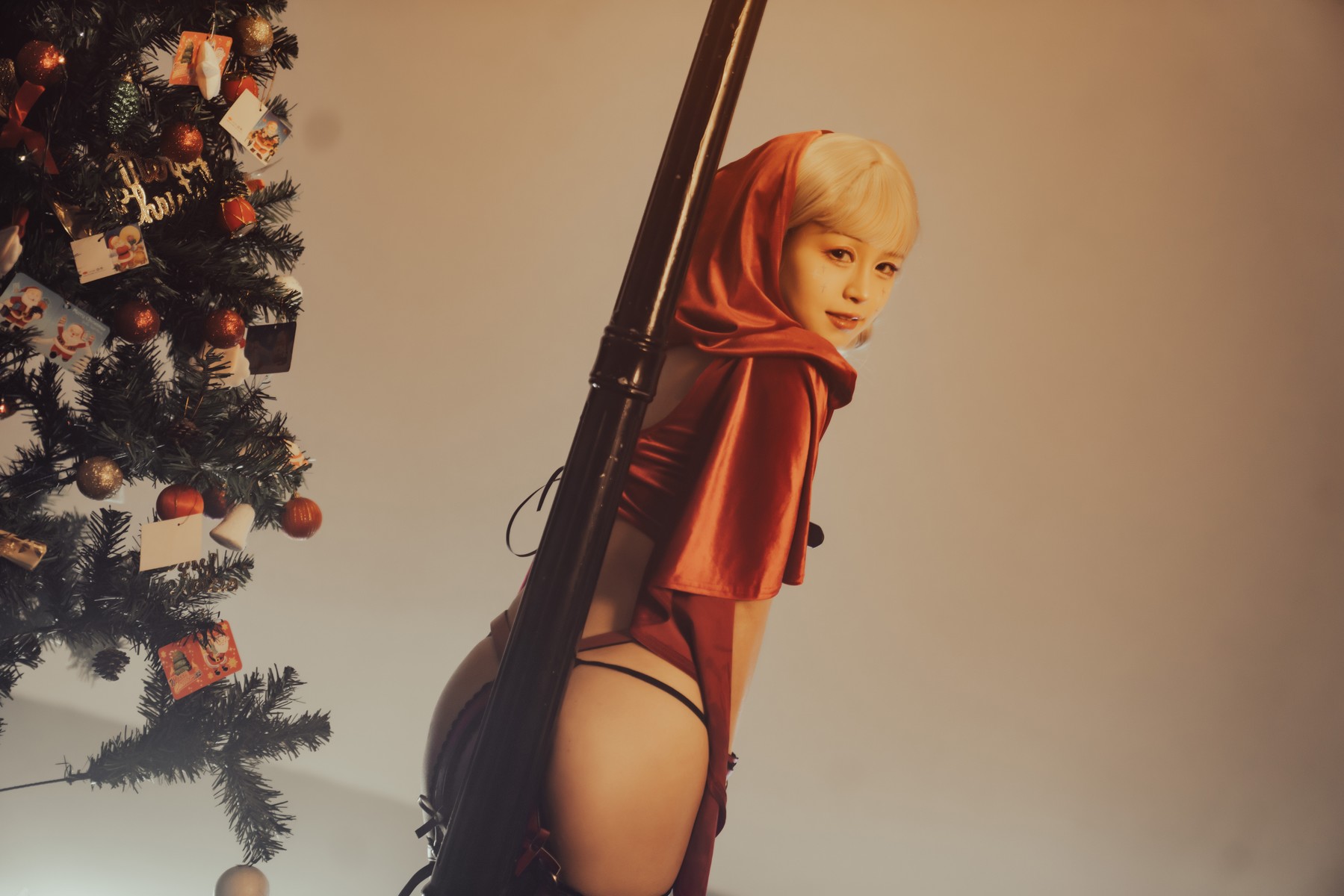 Cosplay 晕崽Zz 圣诞小红帽