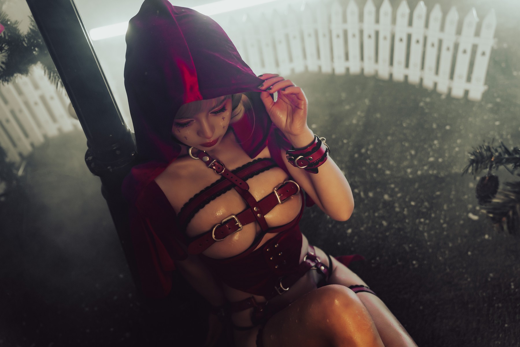 Cosplay 晕崽Zz 圣诞小红帽