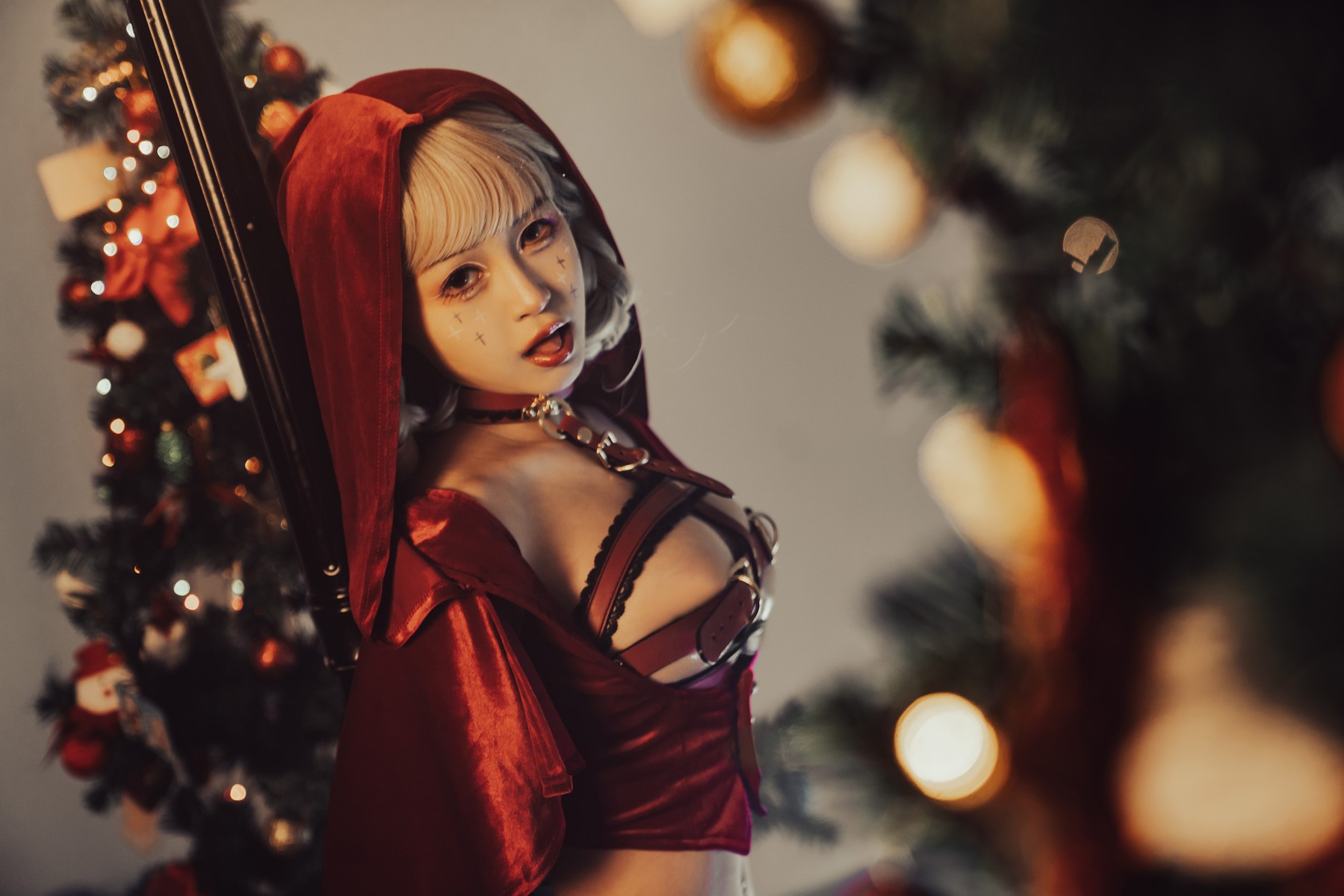 Cosplay 晕崽Zz 圣诞小红帽