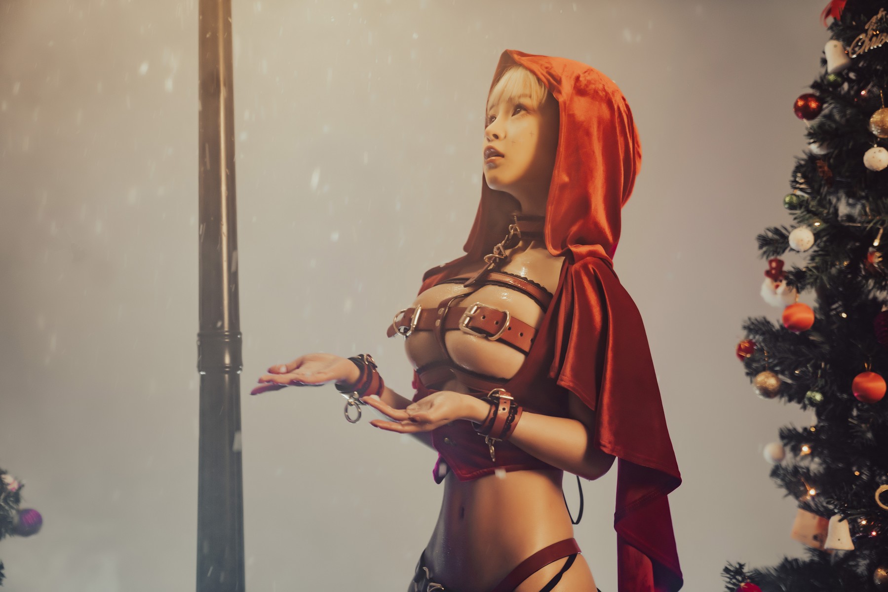 Cosplay 晕崽Zz 圣诞小红帽