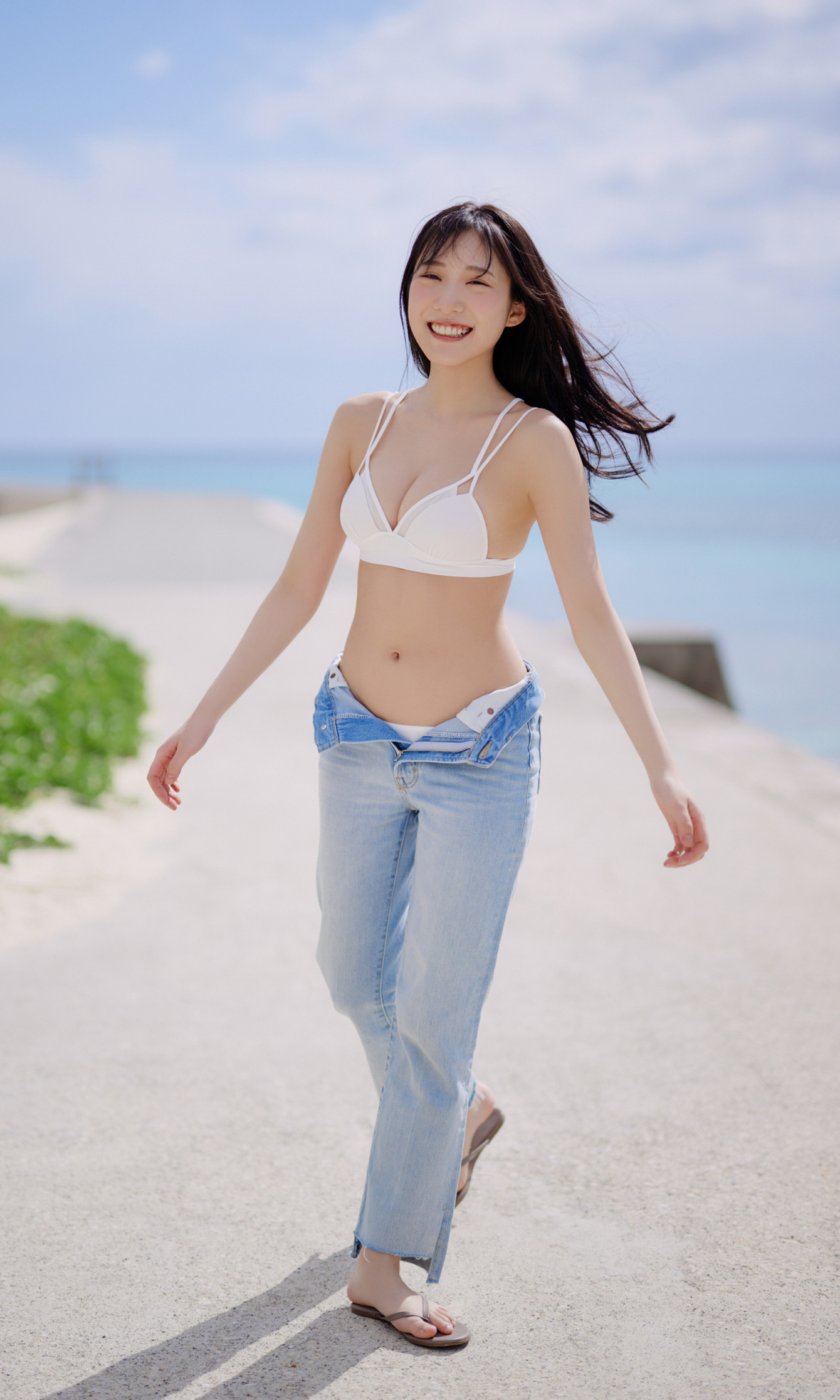 Sumire Yokono 横野すみれ, 週プレ Photo Book 「海のステージ」 Set.02