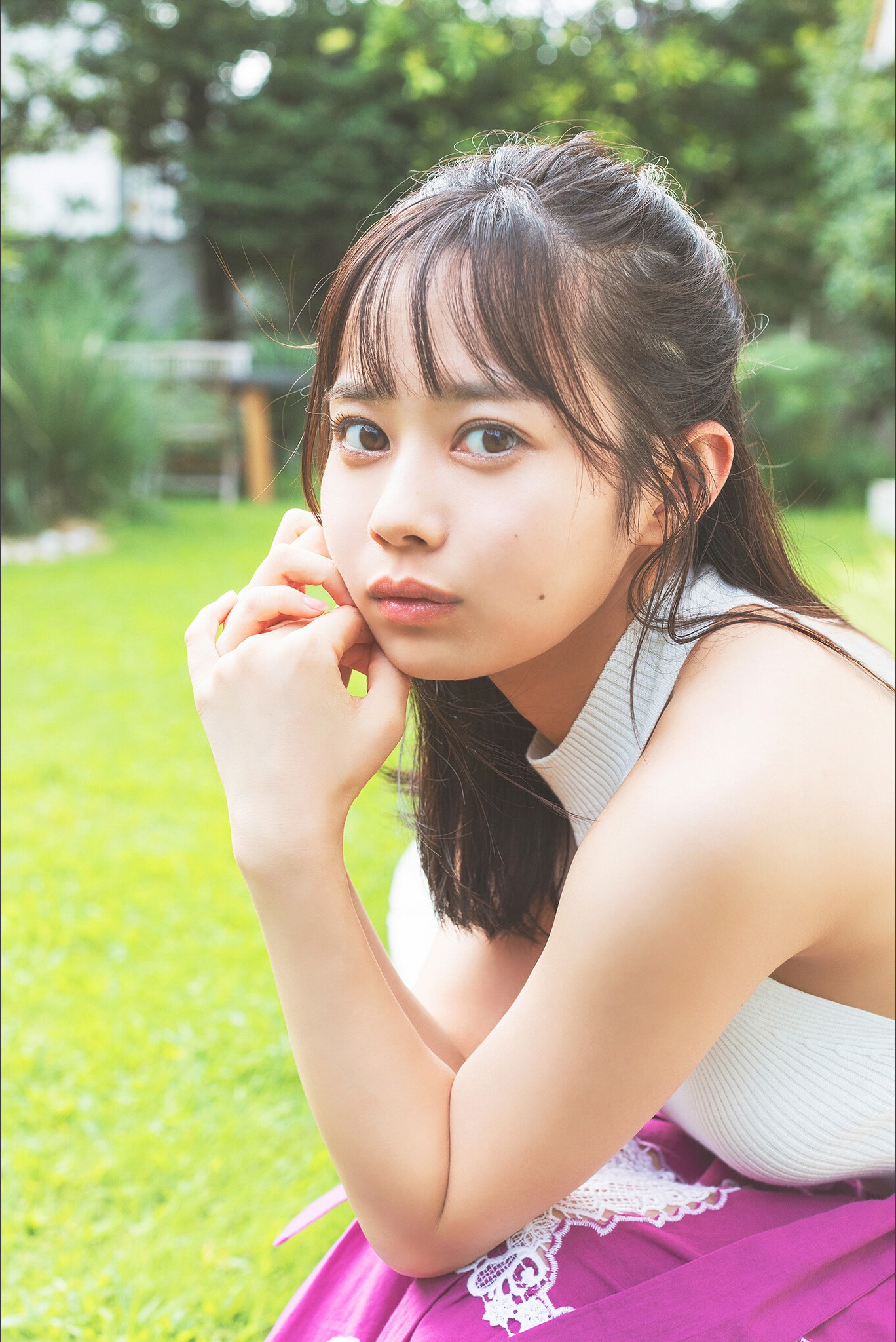 Saeko Kondo 近藤沙瑛子, ＦＲＩＤＡＹデジタル写真集 「ｐｕｒｅ　ｐｕｒｐｌｅ」 Set.01