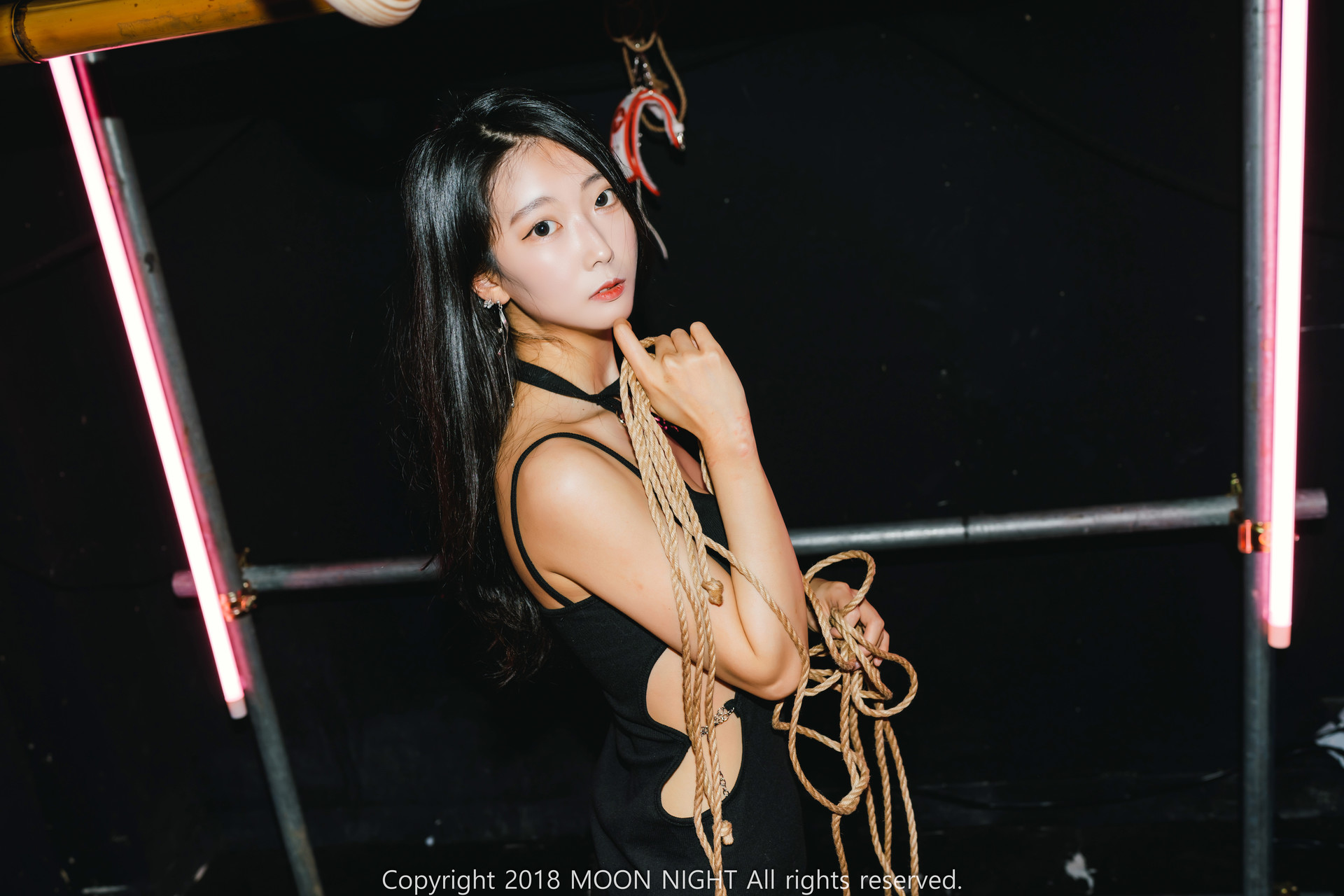 Mona 모나, [Moon Night Snap] SM Club 아트 본디지 (with 마스터) Set.01
