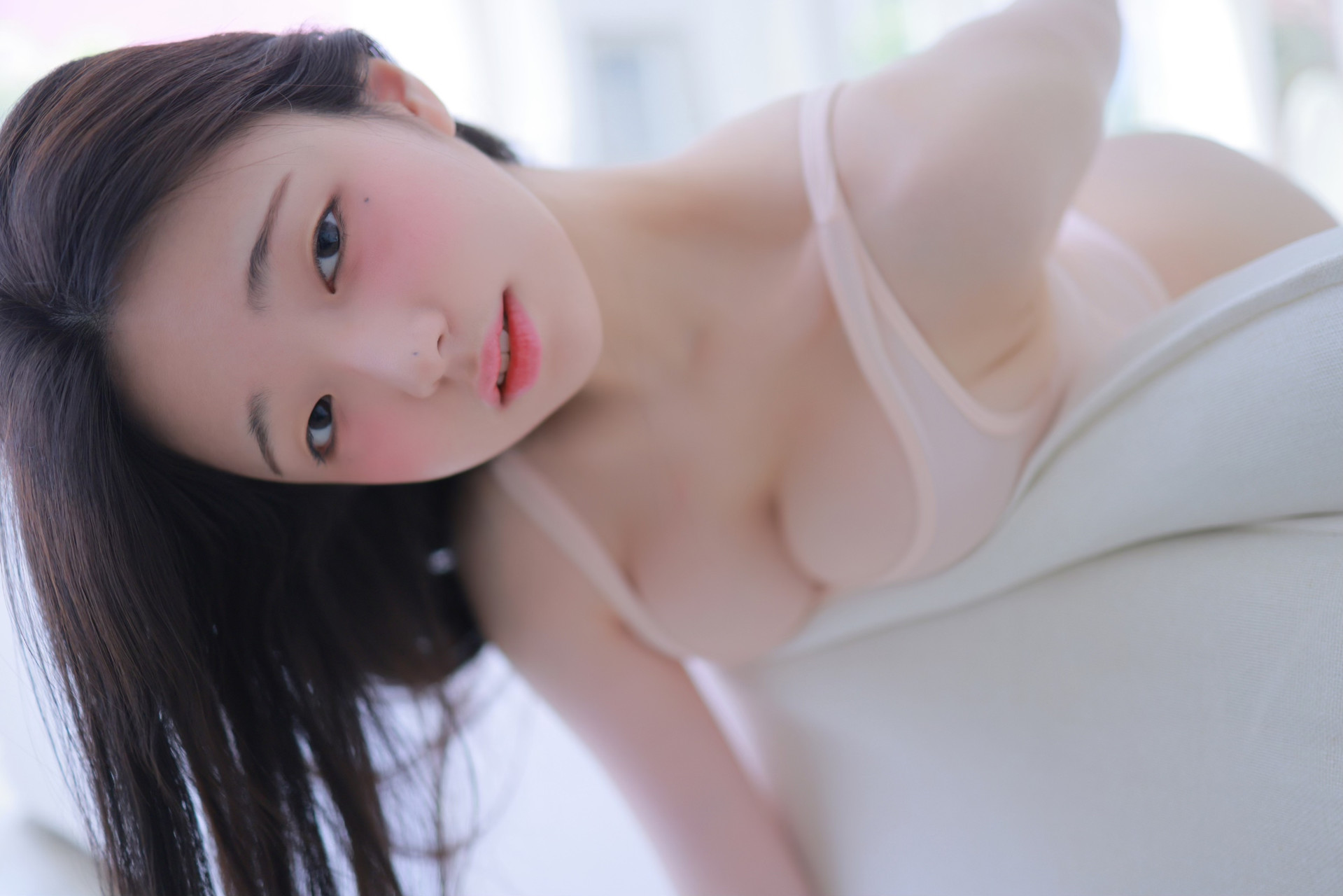 Yeon Woo 연우, [Patreon] White Bodysuit Set.01