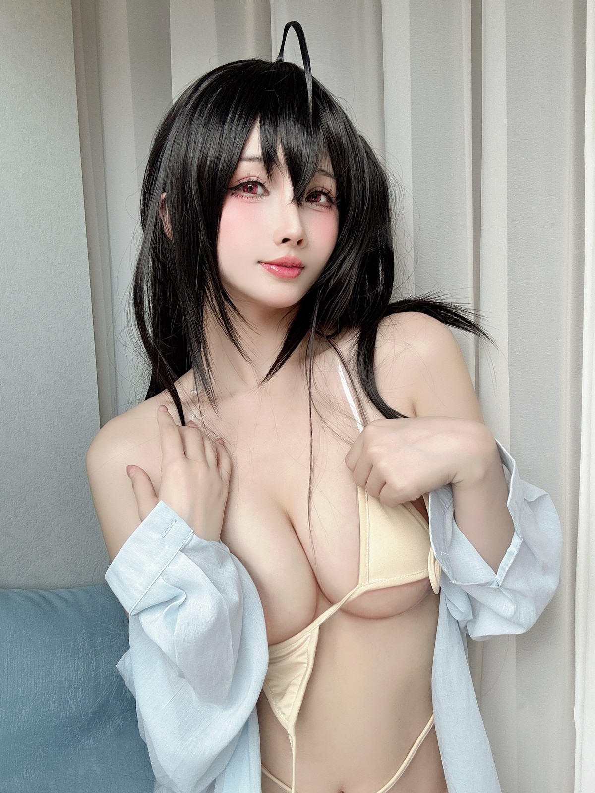 Cosplay Rioko凉凉子 大凤 海滨的白日美梦