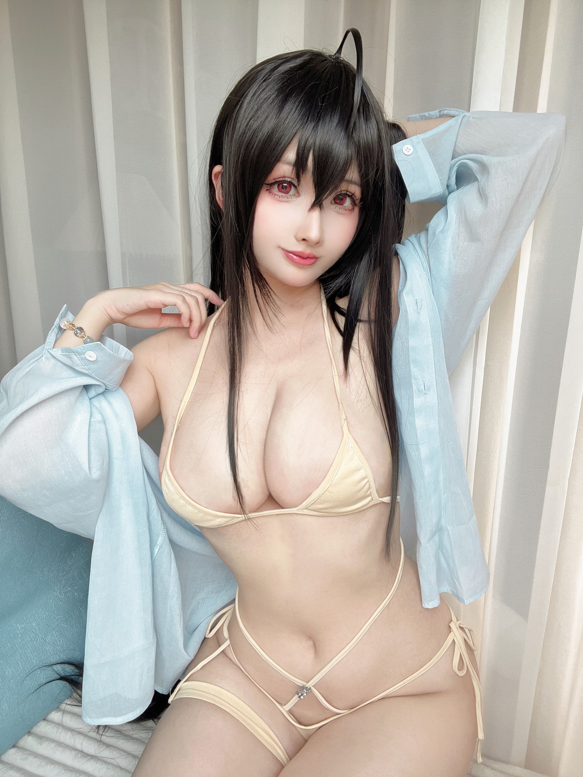 Cosplay Rioko凉凉子 大凤 海滨的白日美梦