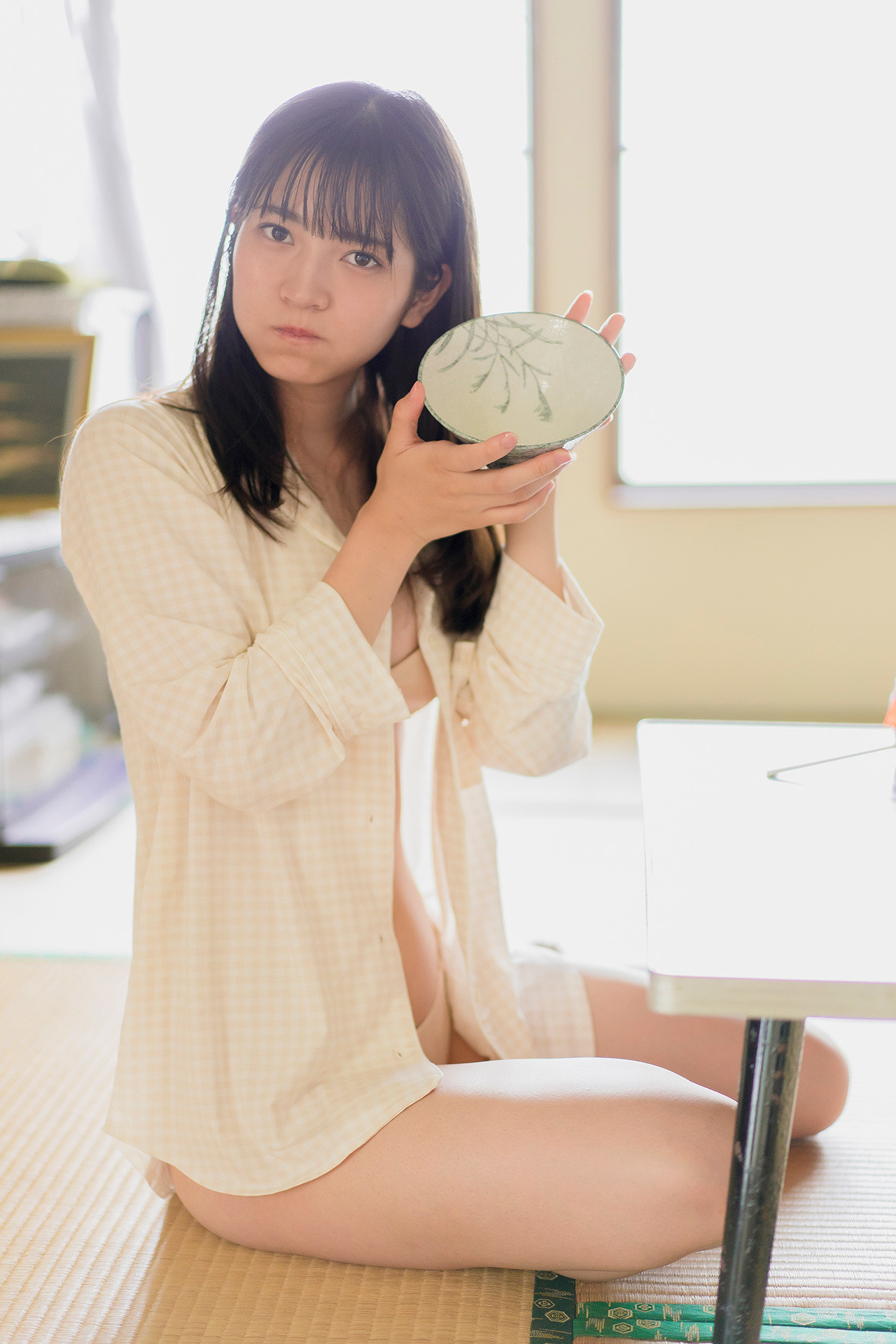 Nanako Kurosaki 黒嵜菜々子, FLASHデジタル写真集　「青春しよっか～日曜日の朝編～」 Set.01