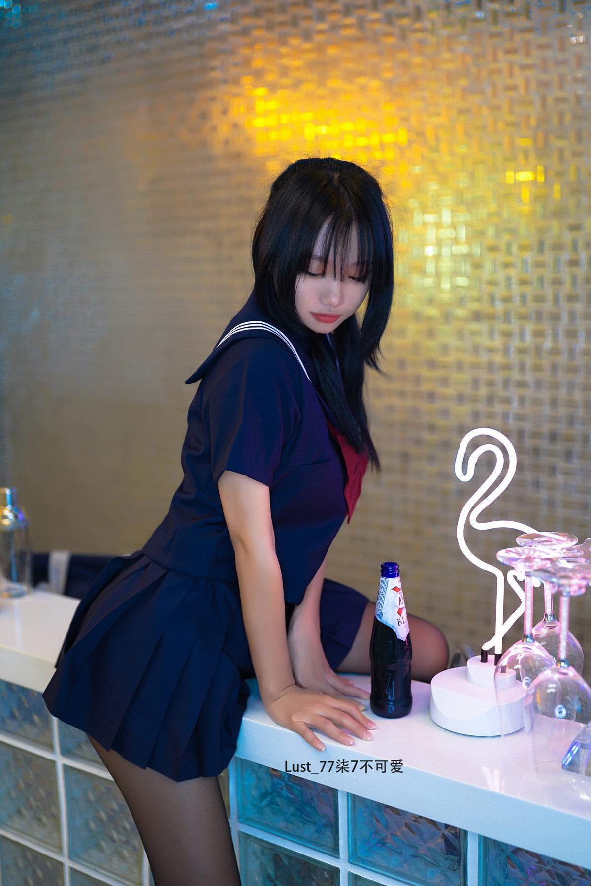 Cosplay 柒柒要乖哦 反差JK少女 Set.02