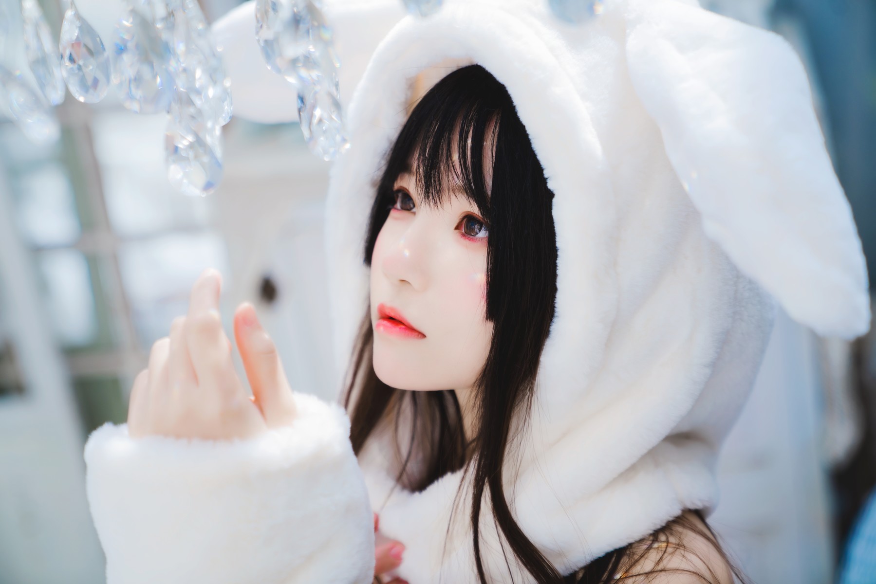 Cosplay 桜桃喵 小白兔 Set.01