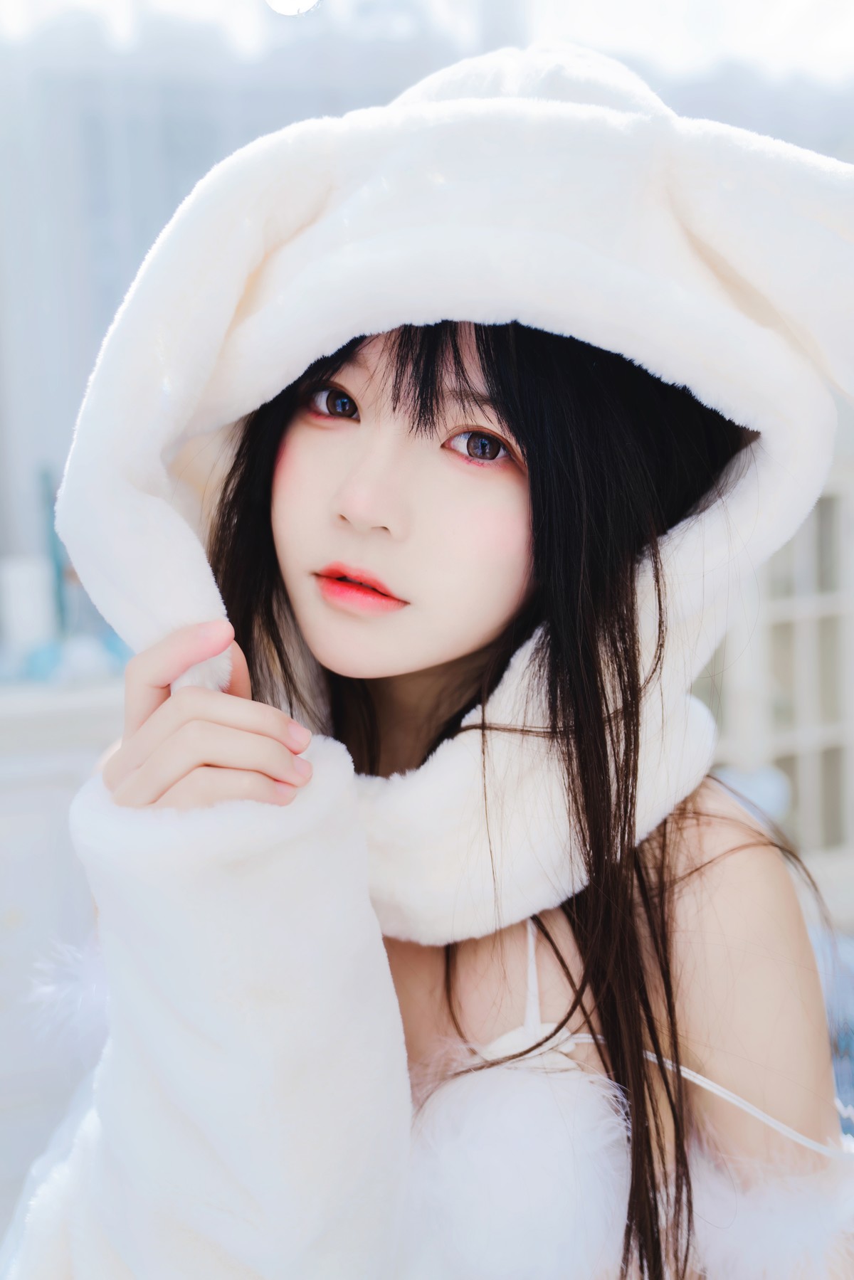 Cosplay 桜桃喵 小白兔 Set.01