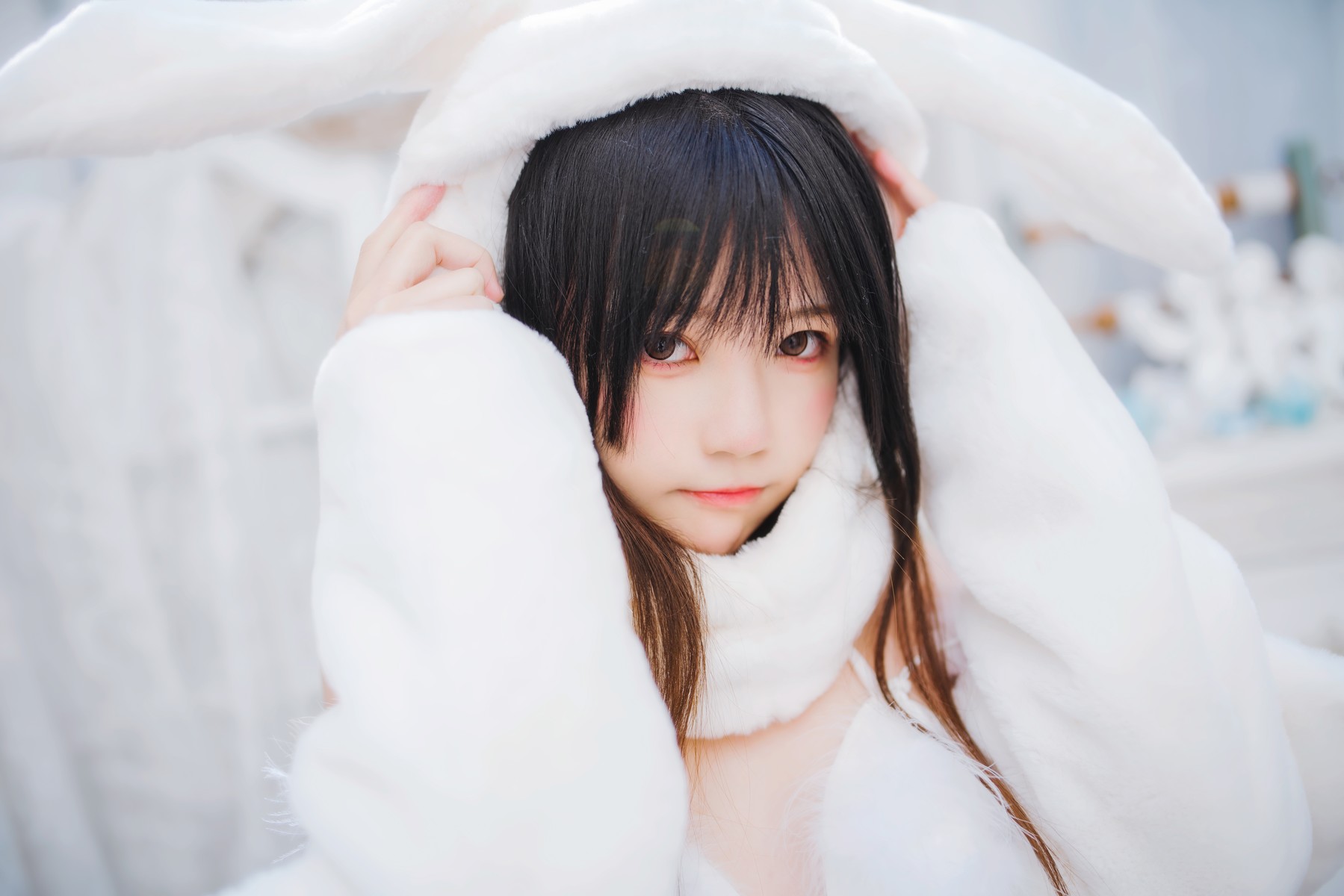 Cosplay 桜桃喵 小白兔 Set.01
