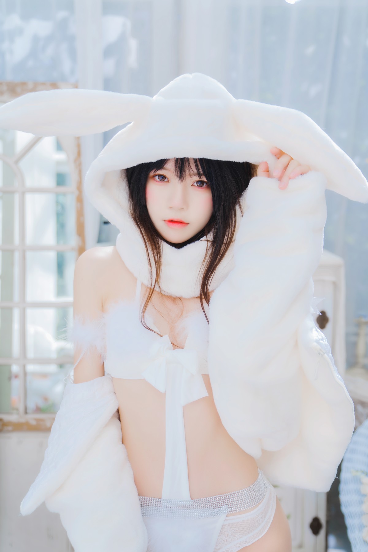 Cosplay 桜桃喵 小白兔 Set.01