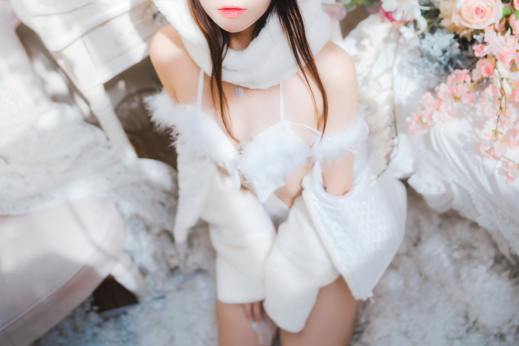 Cosplay 桜桃喵 小白兔 Set.01