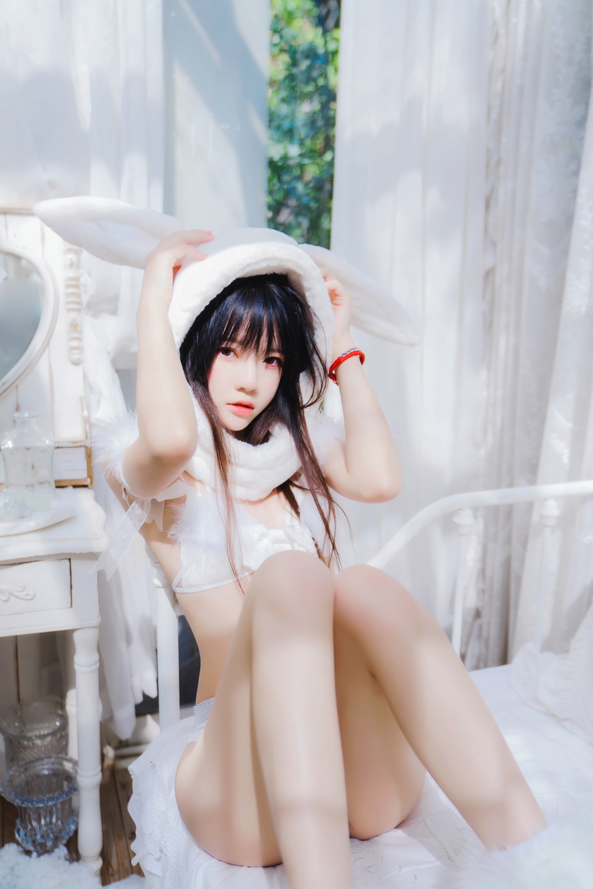 Cosplay 桜桃喵 小白兔 Set.01