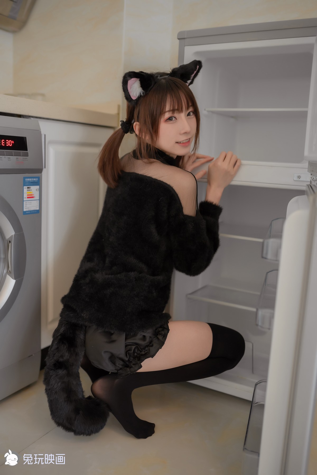Cosplay 兔玩映画 黑喵