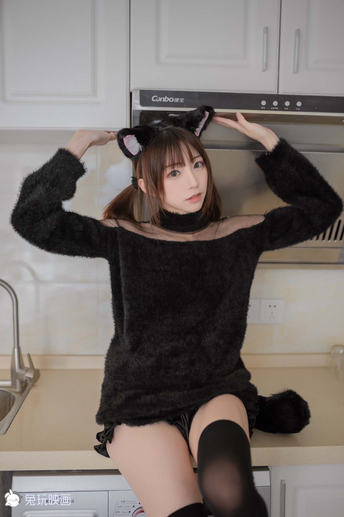 Cosplay 兔玩映画 黑喵