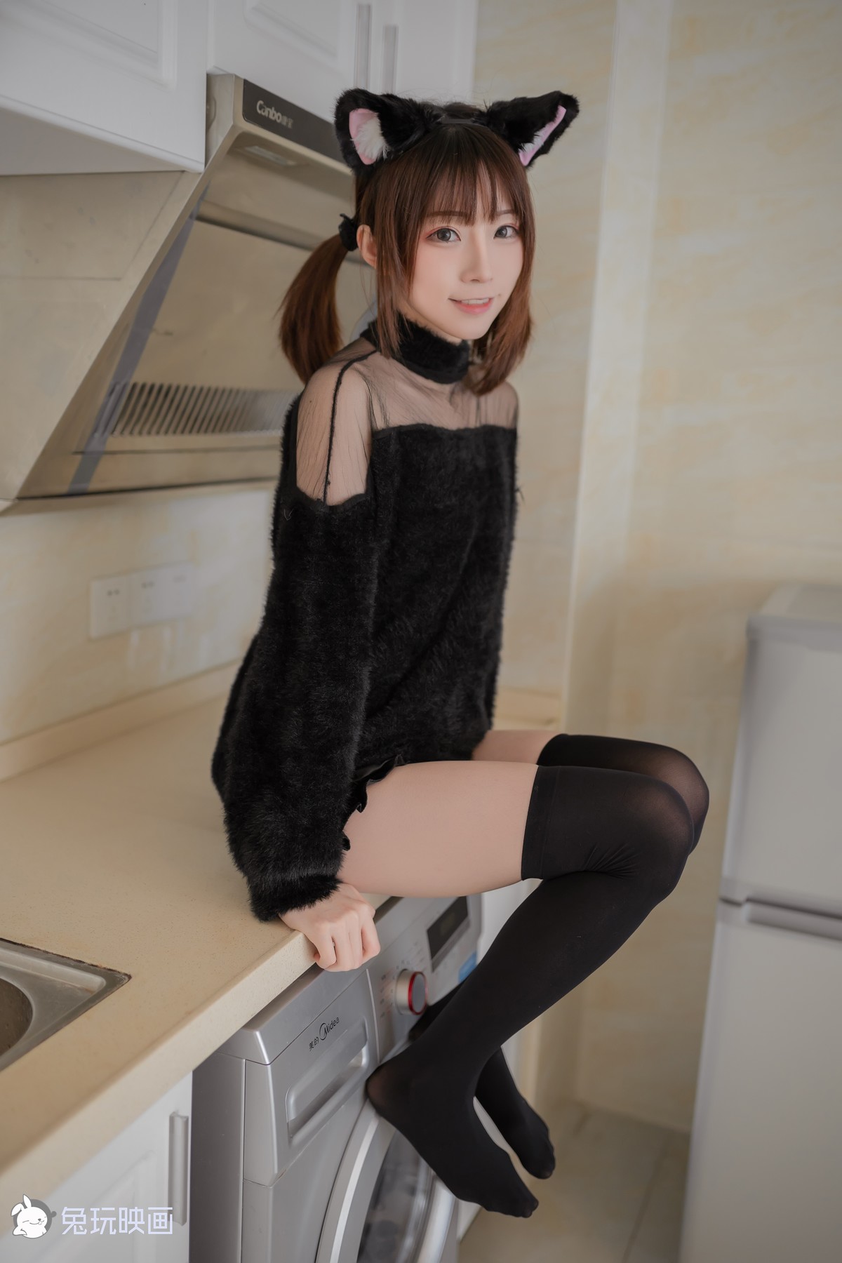 Cosplay 兔玩映画 黑喵