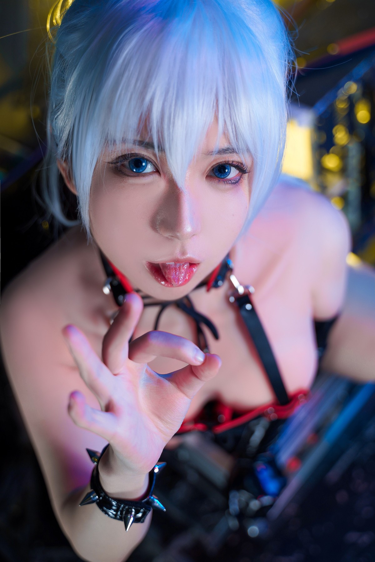 Cosplay 虎森森 Leather Queen