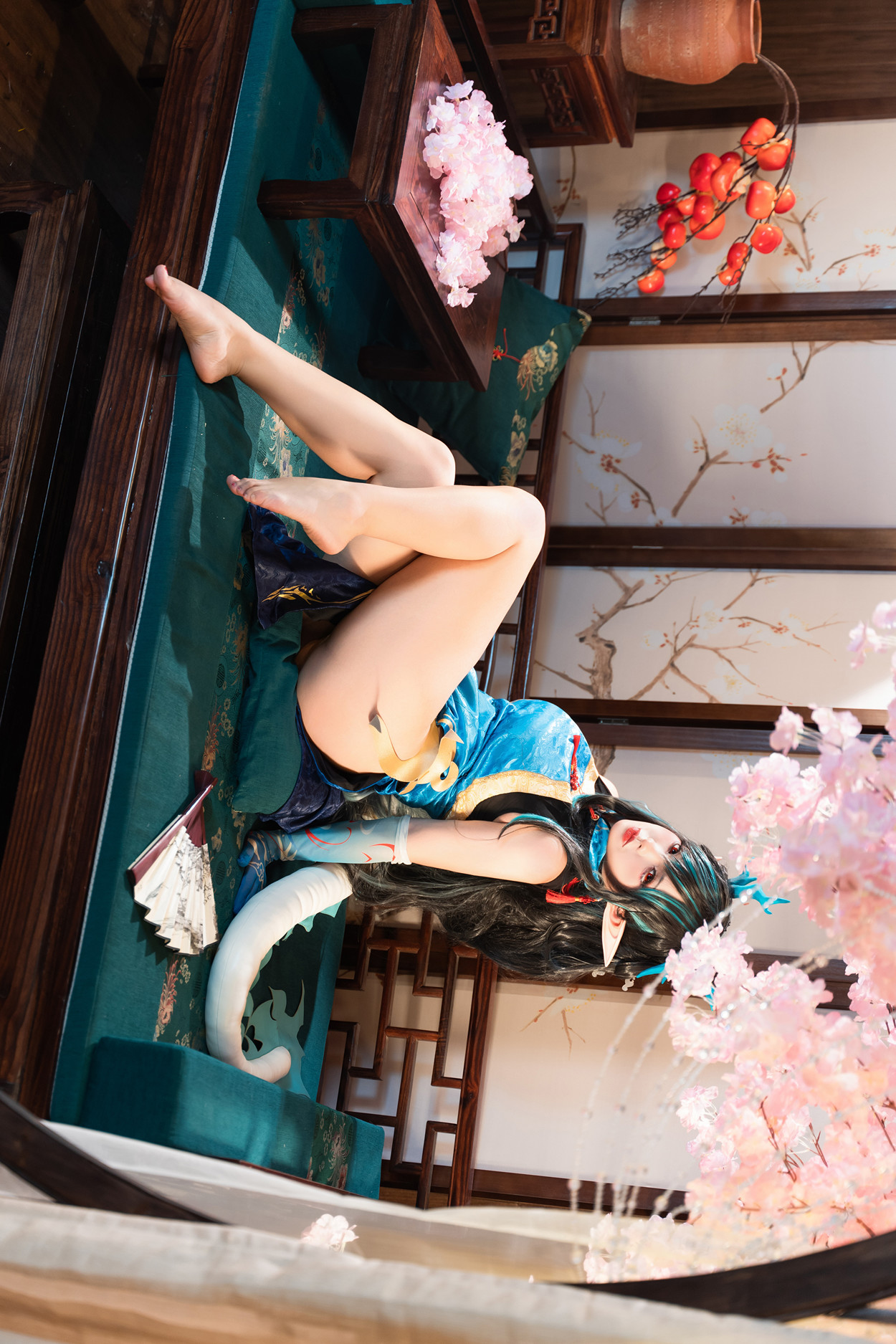 Cosplay 小和甜酒 & 橙风千雅 明日方舟年夕中式双人御守 Set.02