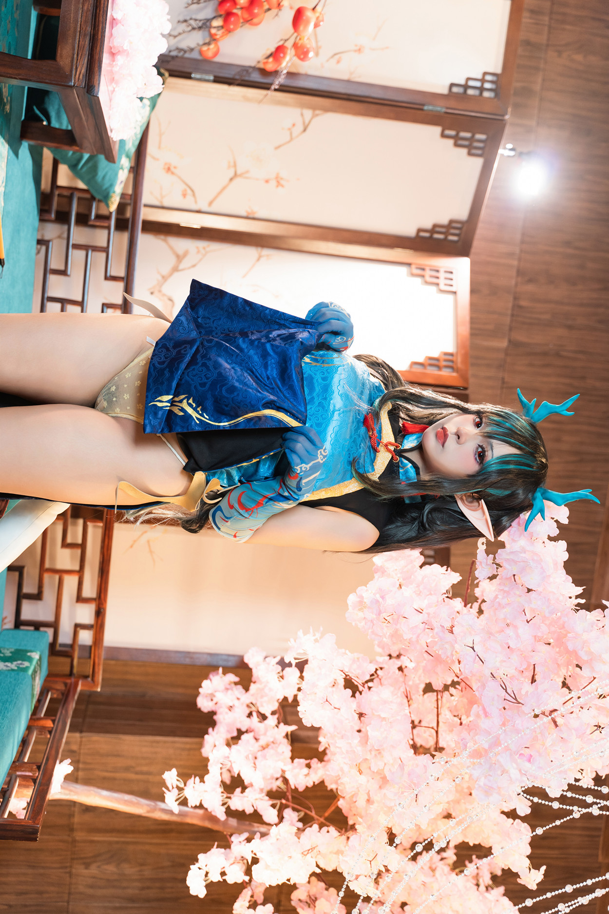 Cosplay 小和甜酒 & 橙风千雅 明日方舟年夕中式双人御守 Set.02