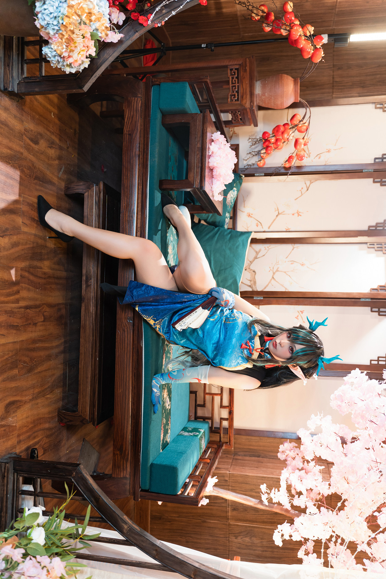 Cosplay 小和甜酒 & 橙风千雅 明日方舟年夕中式双人御守 Set.03