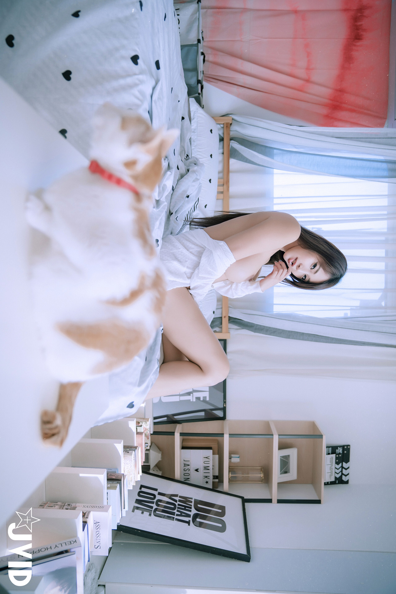 JVID Lele 樂樂 美巨乳樂樂最新力作,性感晨光,等你一起來滾床 Set.01
