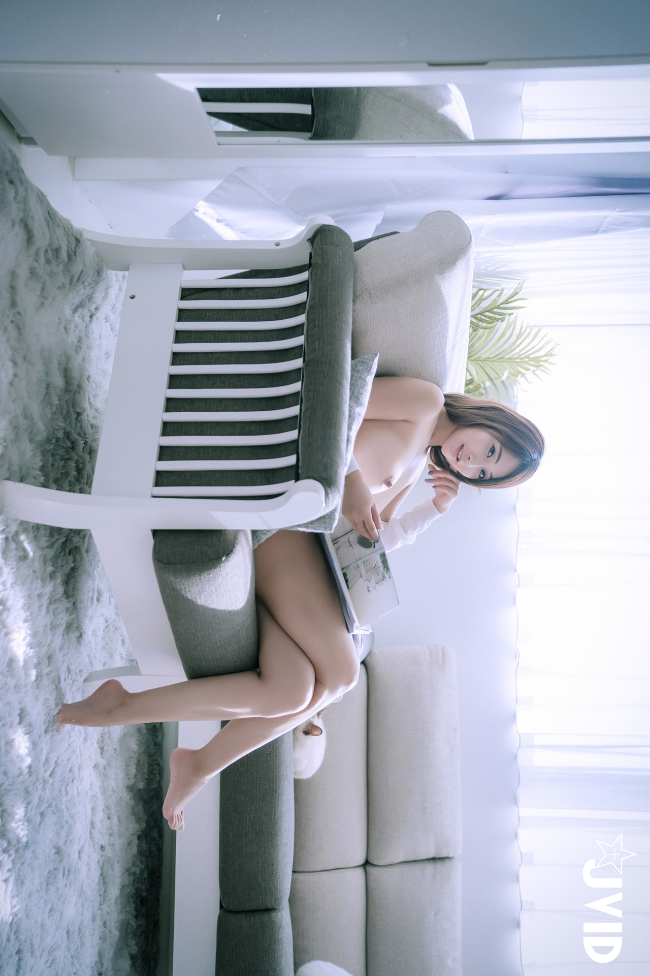 JVID Lele 樂樂 美巨乳樂樂最新力作,性感晨光,等你一起來滾床 Set.01
