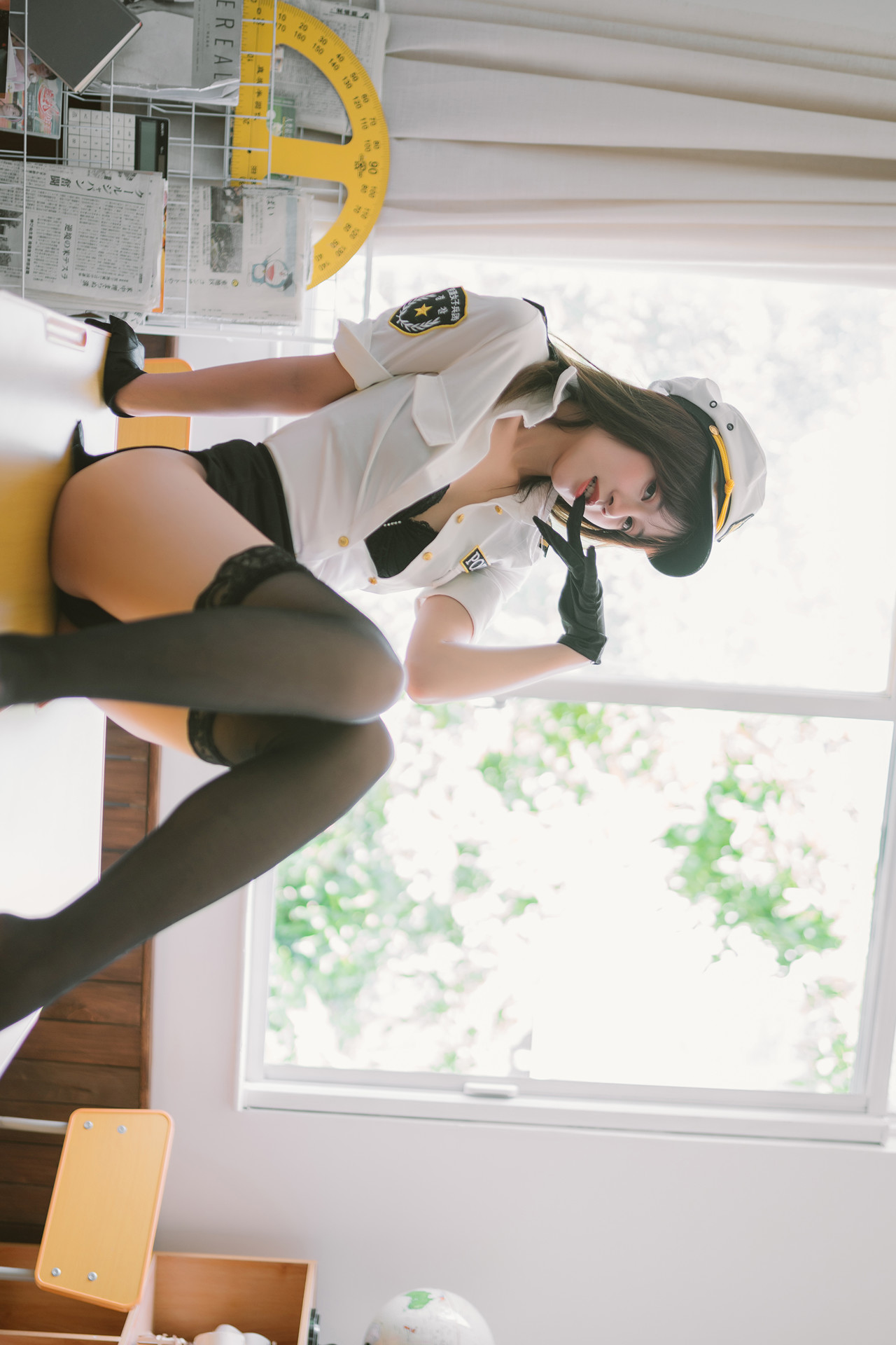 Cosplay 千反田鹿子 日常女警